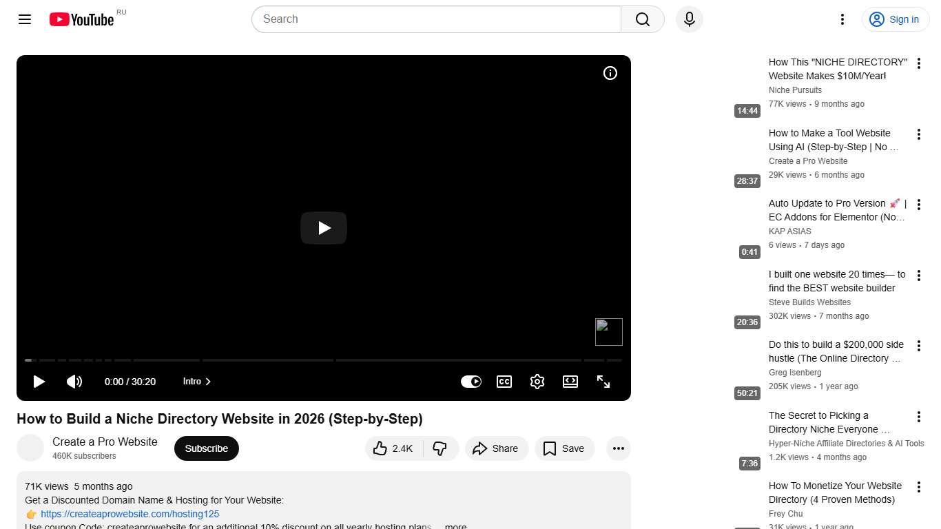 How to Build a Niche Directory Website in 2026 (Step-by-Step) - YouTube